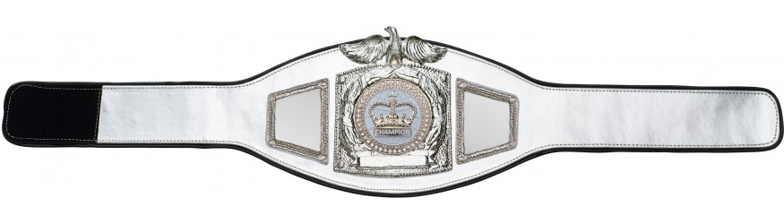 PROEAGLE BLACK CHAMPION CROWN CHAMPIONSHIP BELT - PROEAGLE/S/WHTGEM - AVAILABLE IN 6+ COLOURS